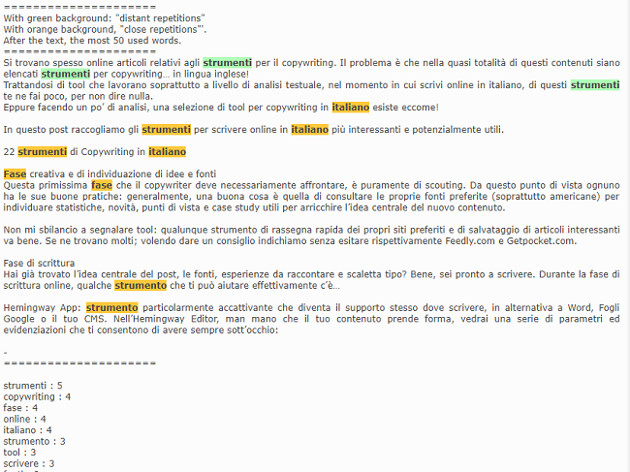 strumento copywriting in italiano