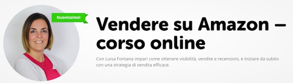 Corso online vendere su Amazon Luisa Fontana